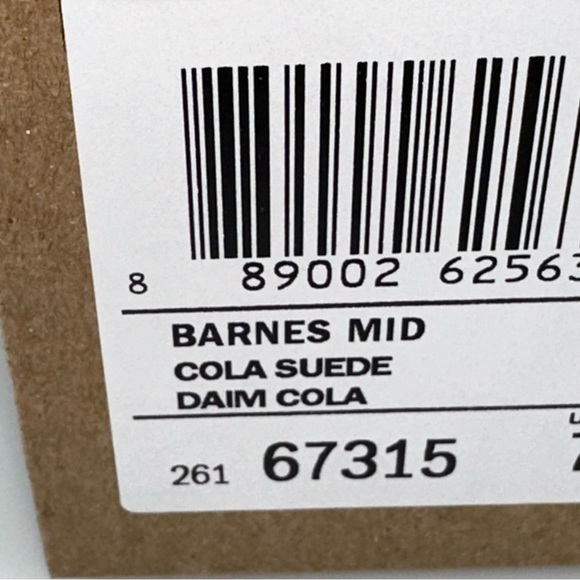 Clarks Men's Collection Barnes Mid Comfort Boots Cola Suede New - Picture 7 of 9